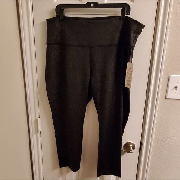 Vogo athletica tiger striped athletic active workout‎ exercise leggings plus 3X - Picture 1 of 5